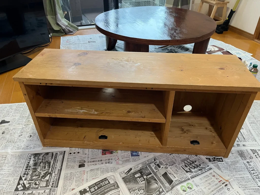 テレビ台before